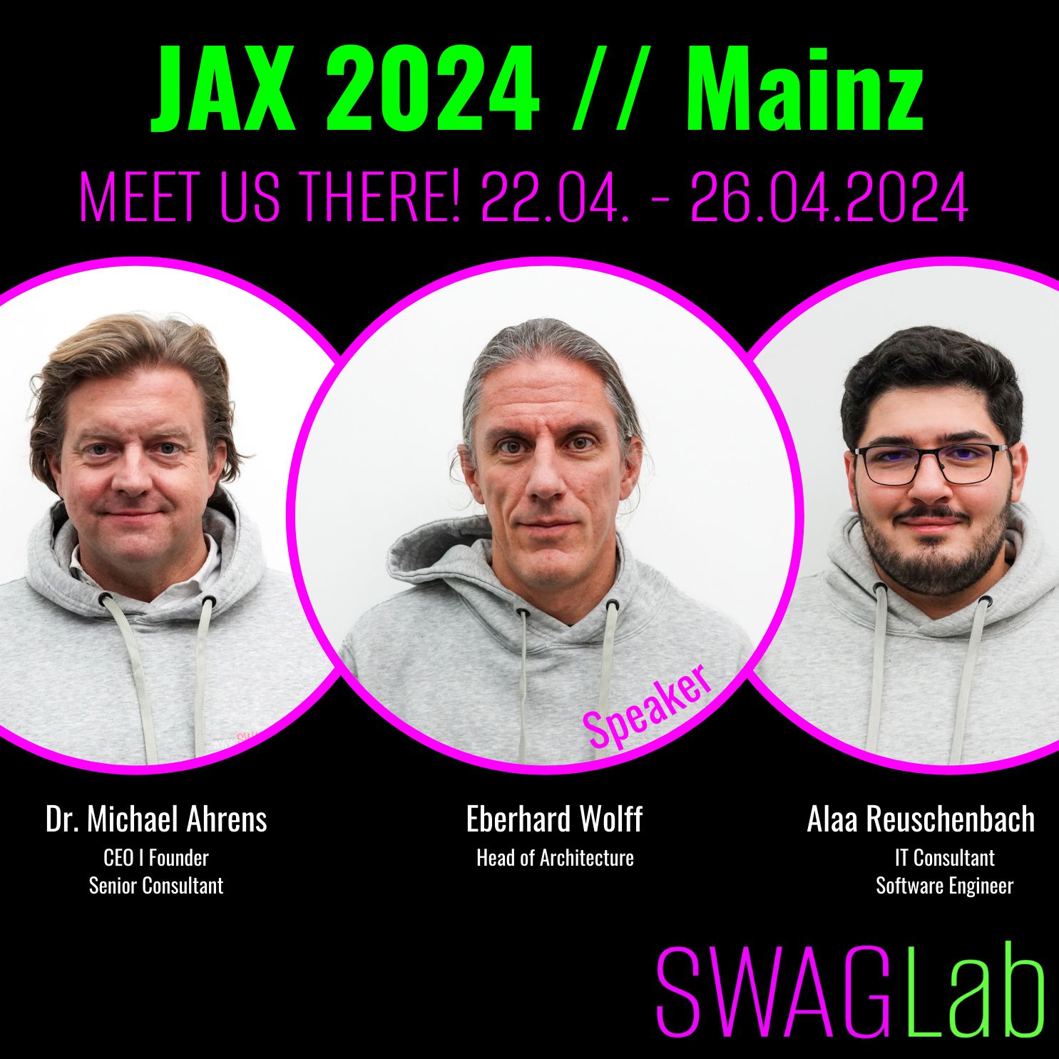 SWAGLab@ JAX 2024 in Mainz