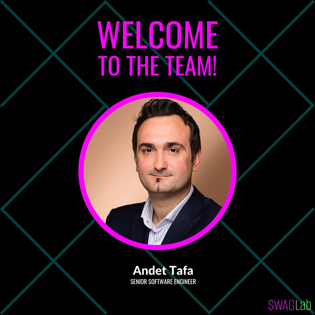 Welcome to the team! Andet Tafa